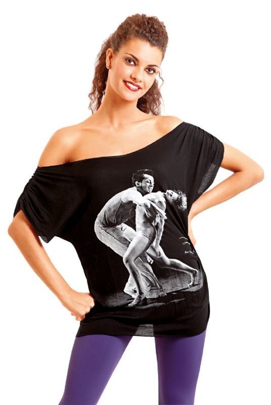 So Danca Μπλούζα Χαμόγελο με τύπωμα χορού