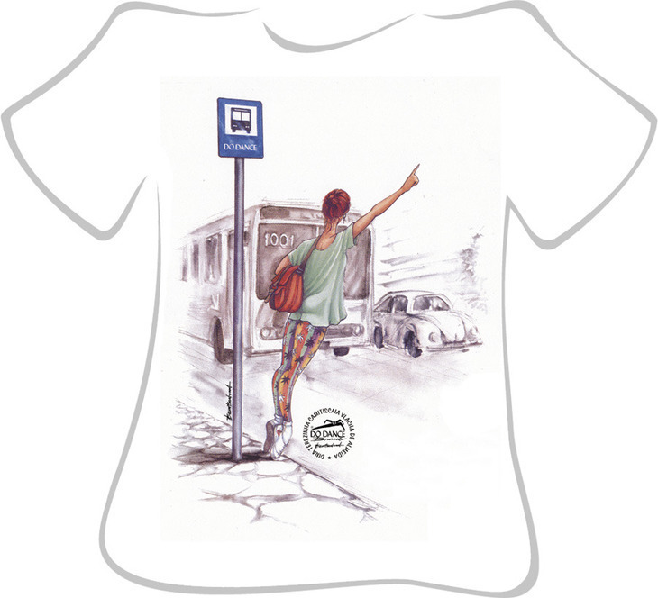 T-shirt Dina Terezinha at the Bus Stop